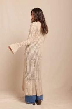 Slowlove Chaqueta larga punto Marfil Clearance