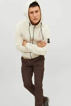 Jack & Jones Chaqueta ligera capucha gris Outlet