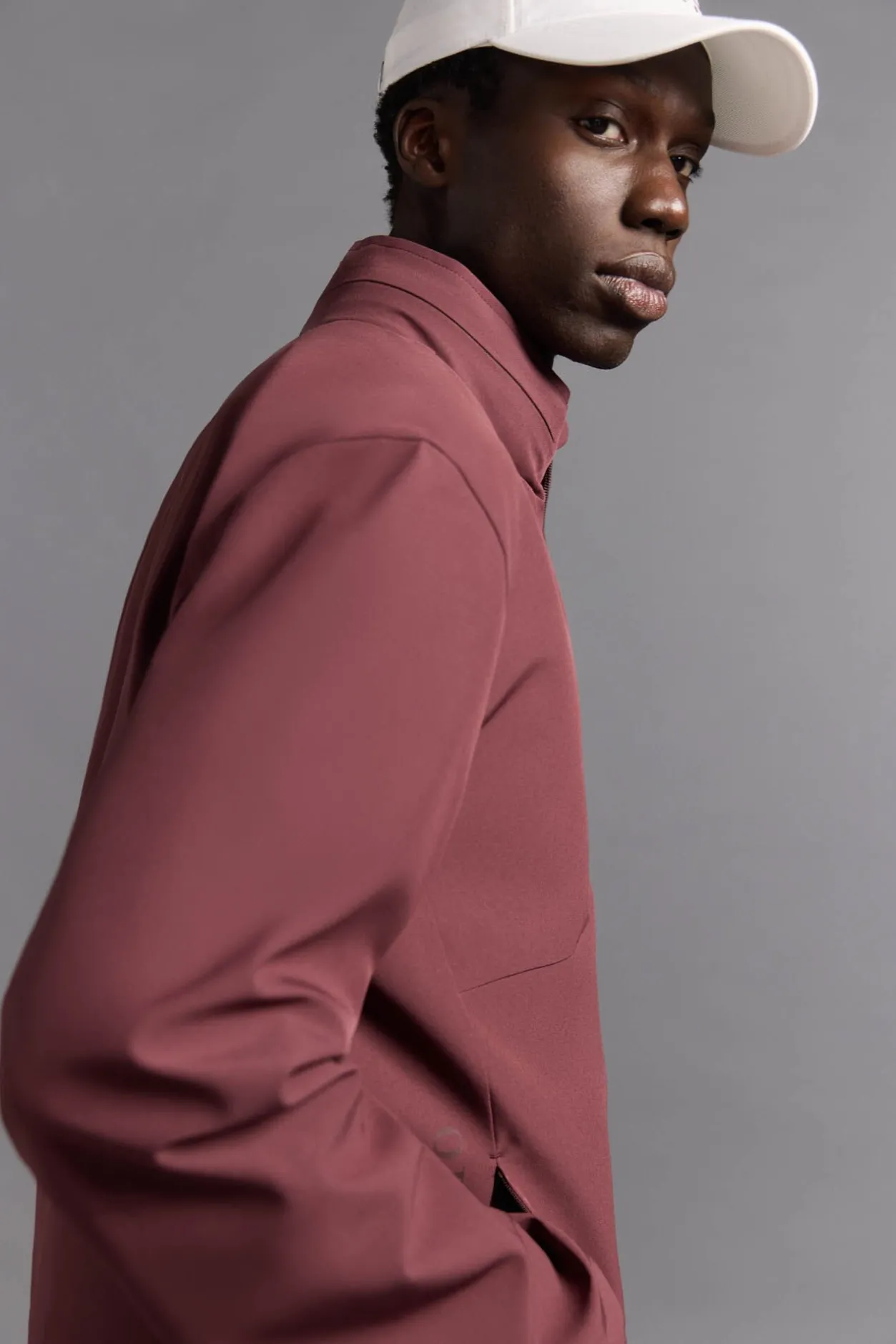 Pedro del Hierro Chaqueta lisa golf Burdeos Discount