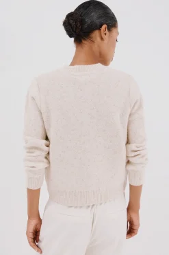 Cortefiel Chaqueta lúrex botones Marfil Outlet