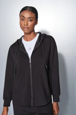 Dash and Stars Chaqueta negra cremallera negro Discount