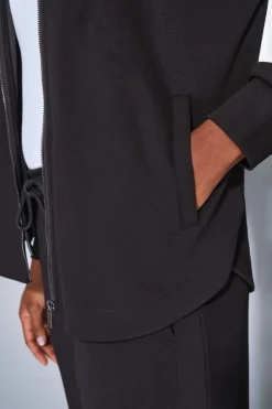 Dash and Stars Chaqueta negra cremallera negro Discount