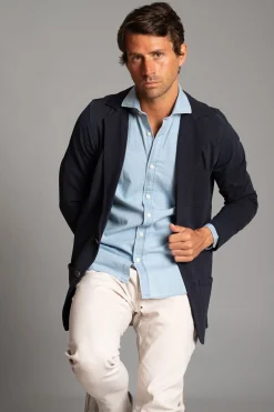 Cloking Chaqueta Piqué Singapore Azul marino Discount