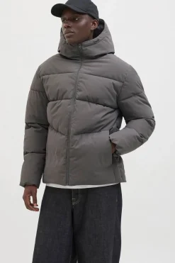 Jack & Jones Chaqueta puffer corta gris Discount