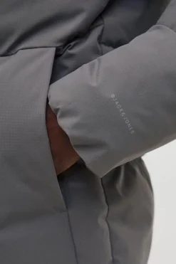 Jack & Jones Chaqueta puffer corta gris Discount