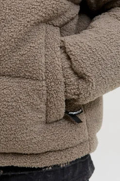 Jack & Jones Chaqueta puffer teddy marr&oacute;n Best