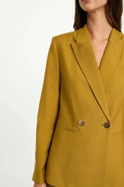 Morgan Chaqueta recta Amarillo Best