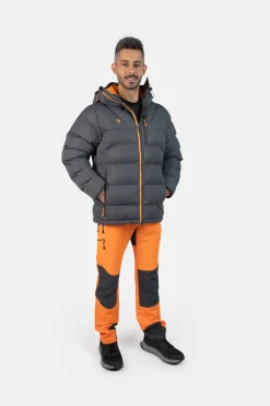 Izas Chaqueta rellena de fibra repelente al agua gris Outlet