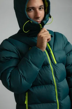 Izas Chaqueta rellena de fibra repelente al agua verde Online