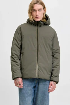 Jack & Jones Chaqueta reversible verde Discount