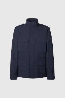 Pepe Jeans Chaqueta Sahariana Elástica azul New