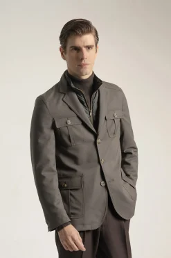 PuroEGO Chaqueta sahariana Kaki Online