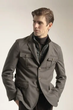 PuroEGO Chaqueta sahariana Kaki Online