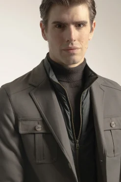 PuroEGO Chaqueta sahariana Kaki Online