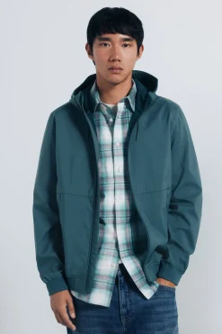 Springfield Chaqueta shoftshell capucha verde Hot