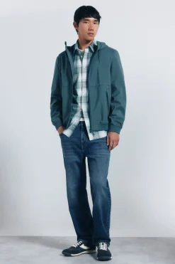 Springfield Chaqueta shoftshell capucha verde Hot