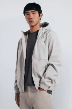 Springfield Chaqueta shoftshell capucha nude