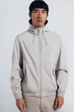 Springfield Chaqueta shoftshell capucha nude