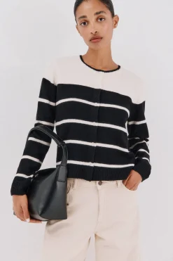 Cortefiel Chaqueta tacto suave Negro Sale