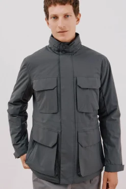 Cortefiel Chaqueta técnica 4 bolsillos Gris Outlet