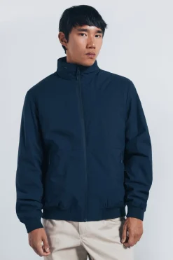 Springfield Chaqueta técnica acolchada azul Outlet