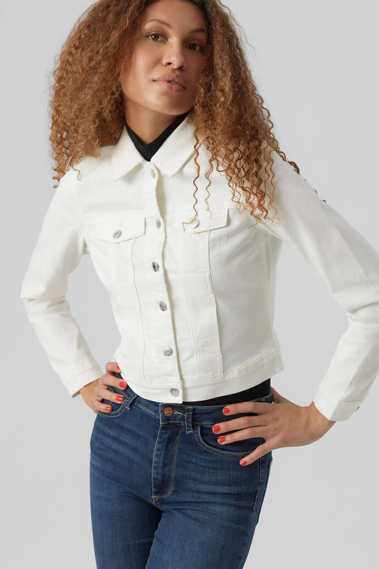 Vero Moda Chaqueta vaquera Blanco Sale