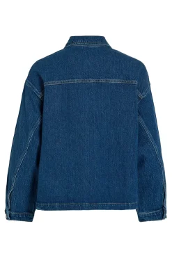 Vila Chaqueta vaquera con bolsillos Azul Outlet