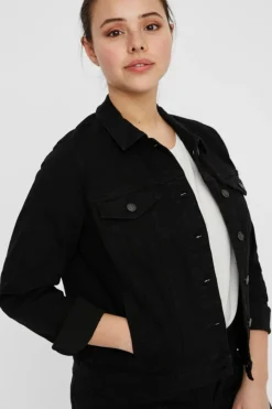Vero Moda Curve Chaqueta vaquera talla grande Negro Online