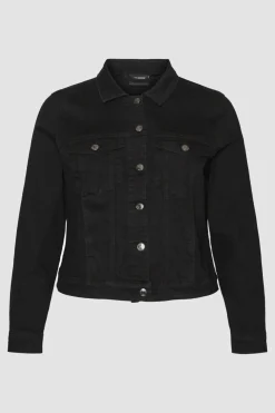 Vero Moda Curve Chaqueta vaquera talla grande Negro Online