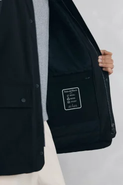 Pedro del Hierro Chaqueta vistas cremallera repelente al agua Negro Online