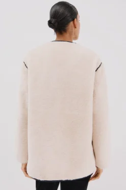 Cortefiel Chaquetón efecto doble faz vivos Marfil Best