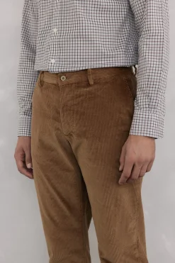 Pedro del Hierro Chino pana gruesa regular fit Marrón Best