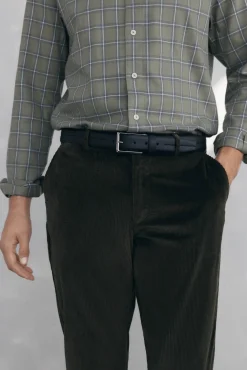 Pedro del Hierro Chino pana gruesa regular fit Verde Sale