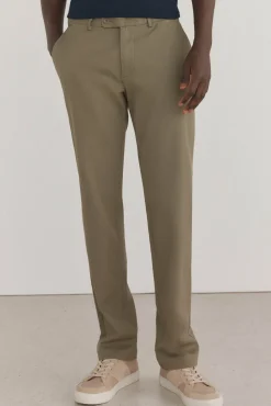 Pedro del Hierro Chino textura regular fit Verde Hot