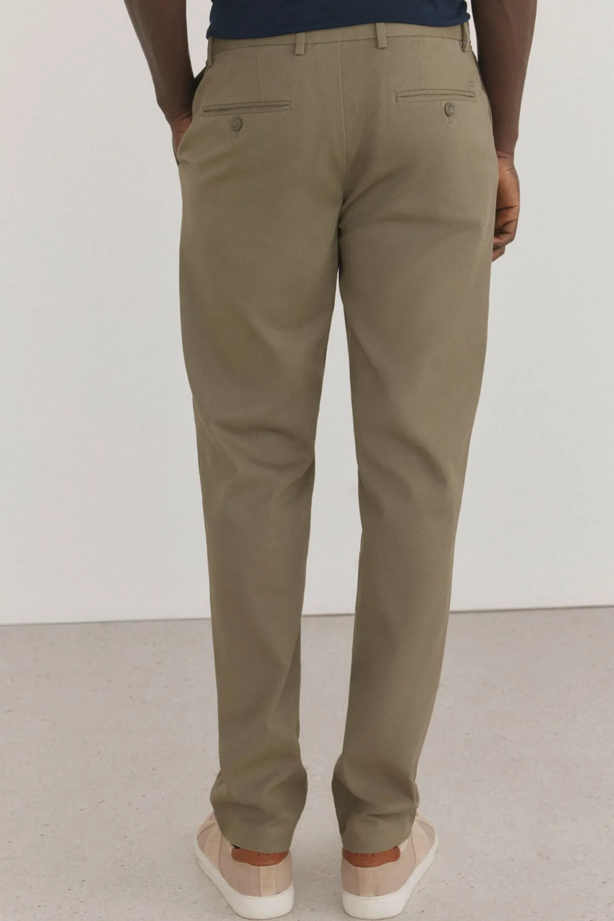 Pedro del Hierro Chino textura regular fit Verde Hot