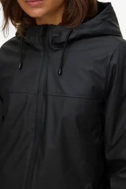 Vero Moda Chubasquero con capucha Negro Hot