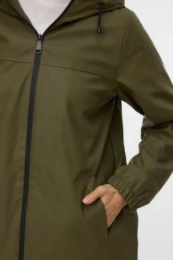 Vero Moda Chubasquero con capucha Verde Sale