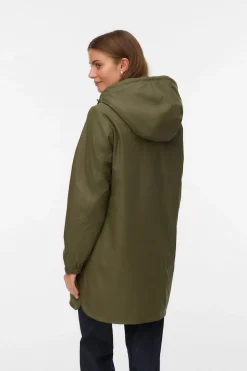Vero Moda Chubasquero con capucha Verde Sale