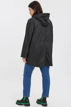 Vero Moda Curve Chubasquero con capucha Curve Negro New