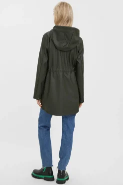 Vero Moda Chubasquero corto Verde