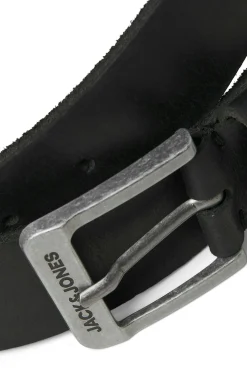 Jack & Jones Cinturón básico piel negro Clearance