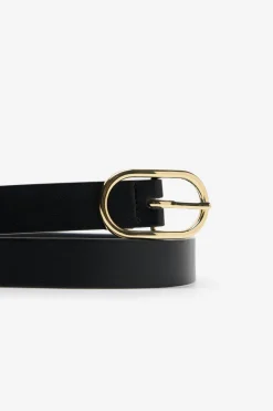 Cortefiel Cinturón básico suave Negro Outlet