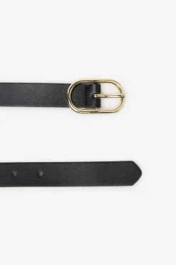 Cortefiel Cinturón básico suave Negro Outlet