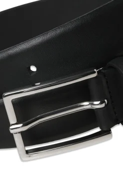 Jack & Jones Cinturón de cuero clásico negro Online