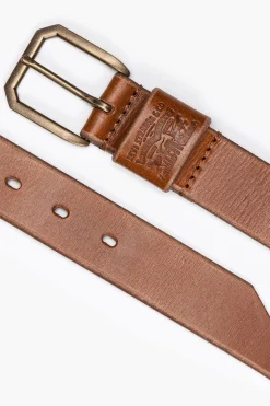 Levi's Cinturón hebilla ancha Marr&oacute;n