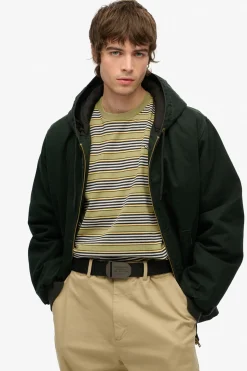 Superdry Cinturón hebilla metálica negro Outlet