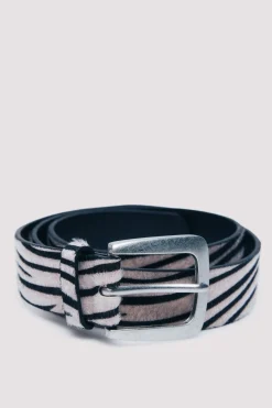 Springfield Cinturón mediano cebra negro Clearance