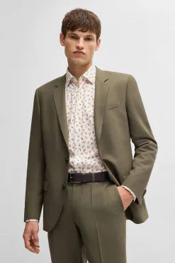 HUGO Cinturón piel Marr&oacute;n oscuro Online