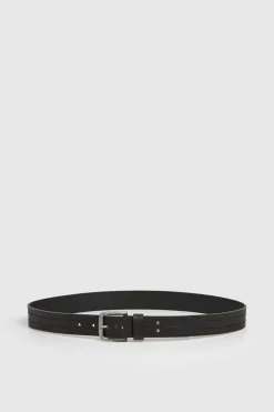 Pepe Jeans Cinturón Piel Hebilla Cuadrada negro Online