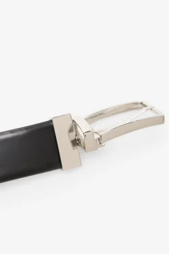 Cortefiel Cinturón piel reversible Negro Best